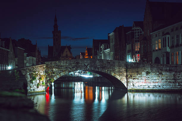 istock Bruges city at night 517545750