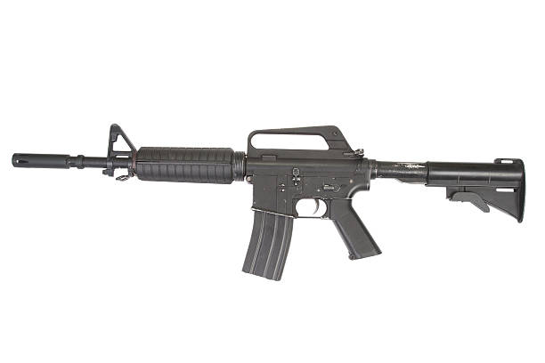 istock CAR-15 carbine isolated on a white background 517547533