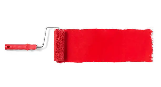 Paint roller isolated on white