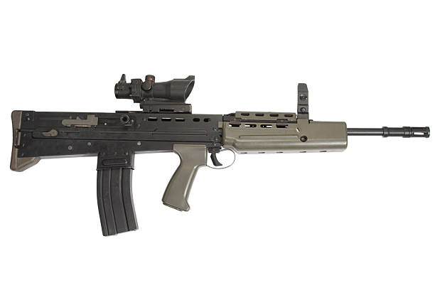 istock British assault rifle L85 isolated on a white background 517549043