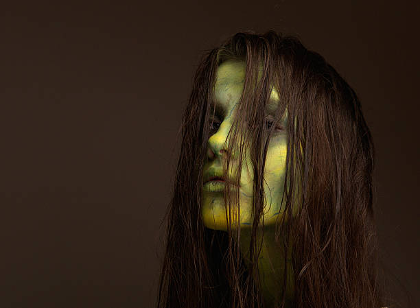 istock Demon zombie girl 517549879