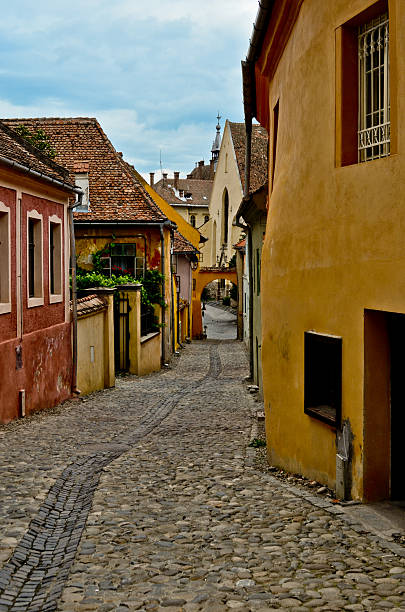 istock Small city street 517551329
