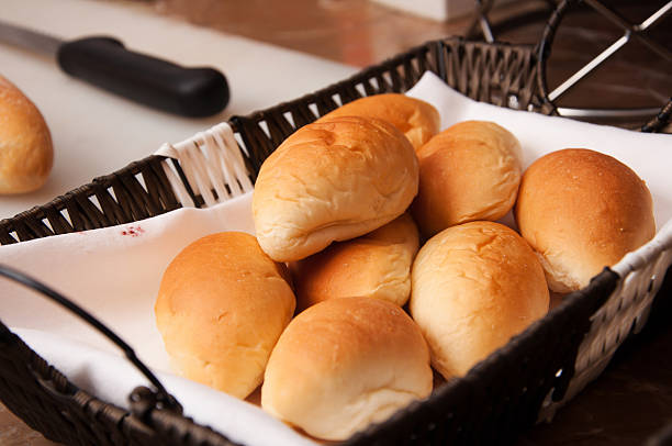 Bread The basket of bread bun stock pictures, royalty-free photos & images