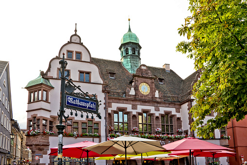 Town hall square, Freiburg im Breisgau, Germany