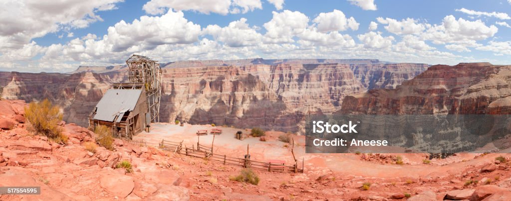 Grand Canyon (West Rim) Panoramic view of the west rim of The Grand Canyon. Arizona Stock Photo