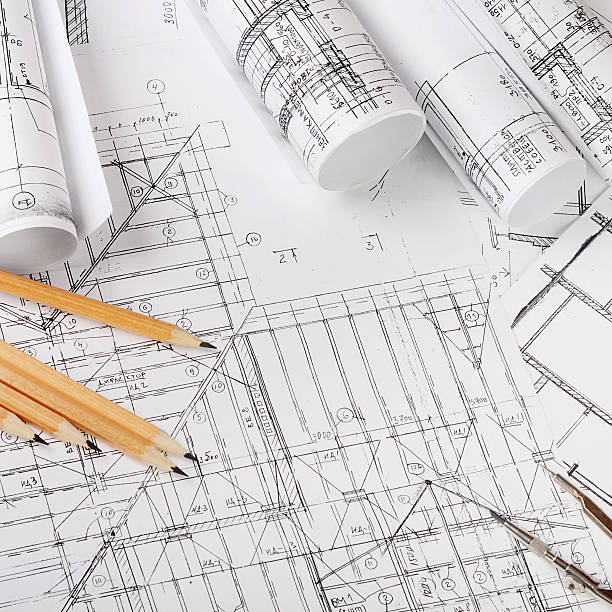 istock The projects of houses a background 517570270