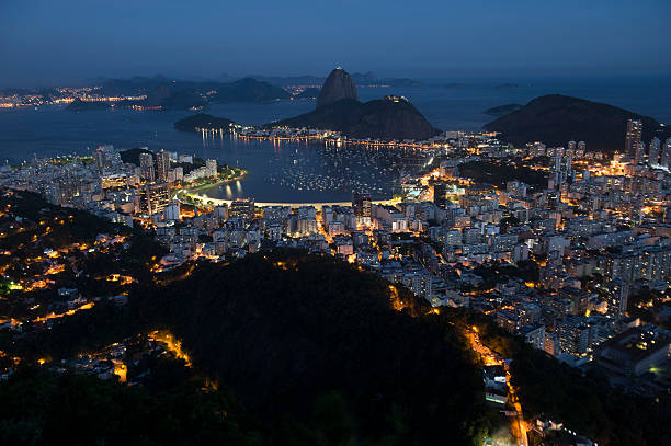istock Botafogo Bay by night 517570750