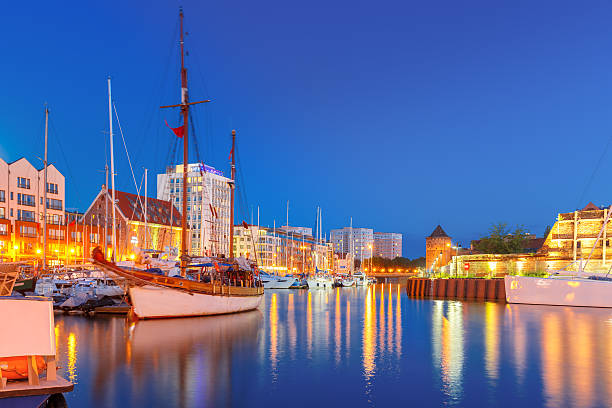 istock Harbor at Motlawa river, Gdansk, Poland 517571702