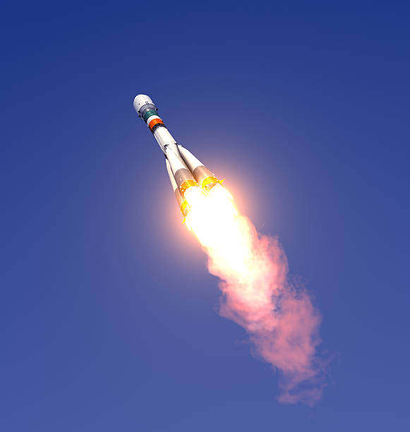 istock Carrier rocket Soyuz-Fregat Take Off 517574731