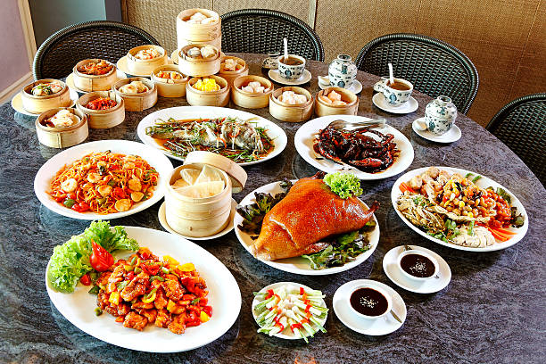 istock many chinese food on table 517576303