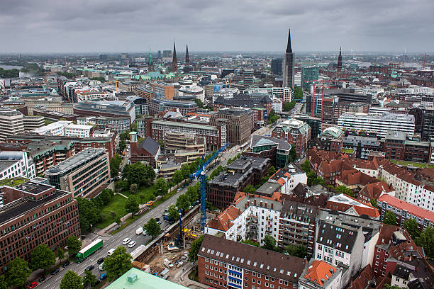 istock Aerial view of Hamburg 517577983