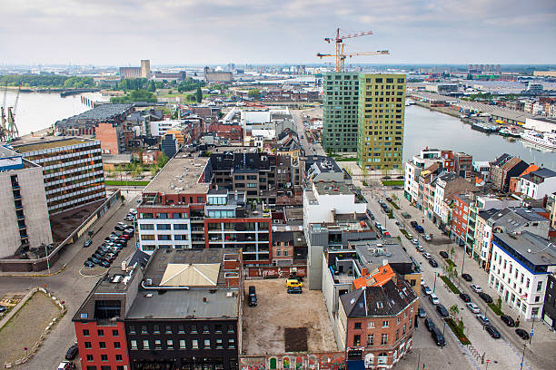 istock Aerial view of Antwerp 517579285