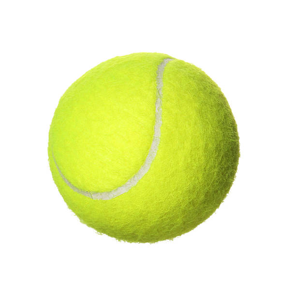 istock Tennis Ball isolated. Closeup 517580777