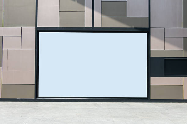 istock Large blank billboard on a street wall 517583072