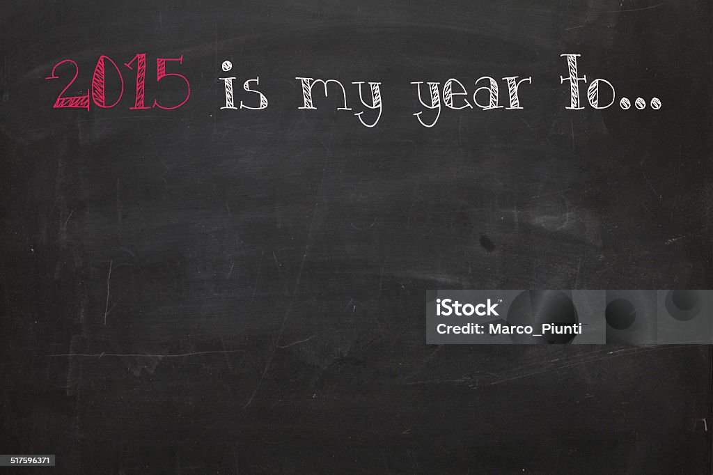 Buenas intenciones de año nuevo - Foto de stock de 2015 libre de derechos