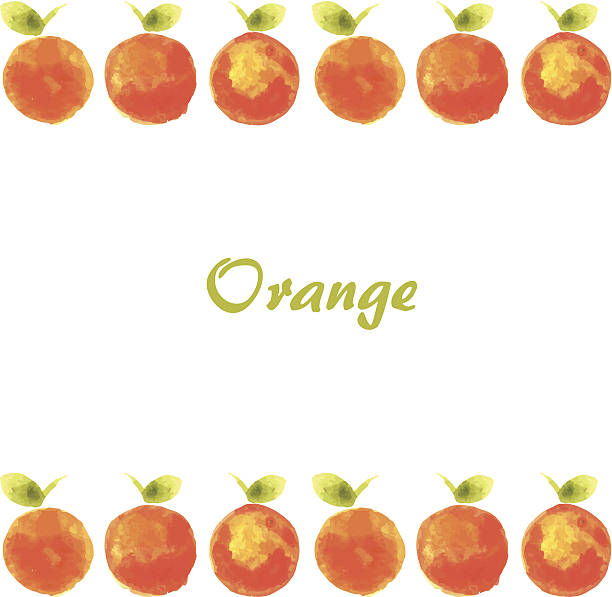 오랑주 4 - orange portion vector textured stock illustrations