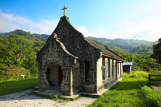 istock Old church in deep mountain 517597863
