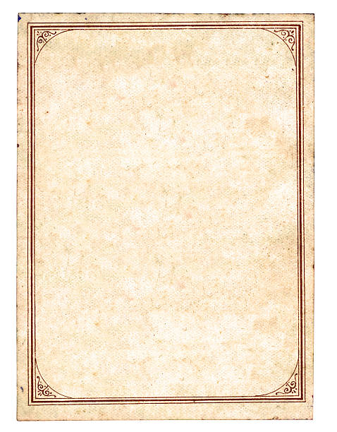 istock Antique paper with ornate border 517598785