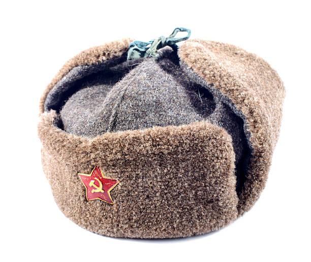 istock Ushanka fur hat of the Soviet army 517598893