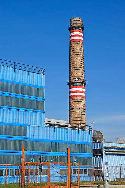 istock Smoke stack of the power plant 517600175