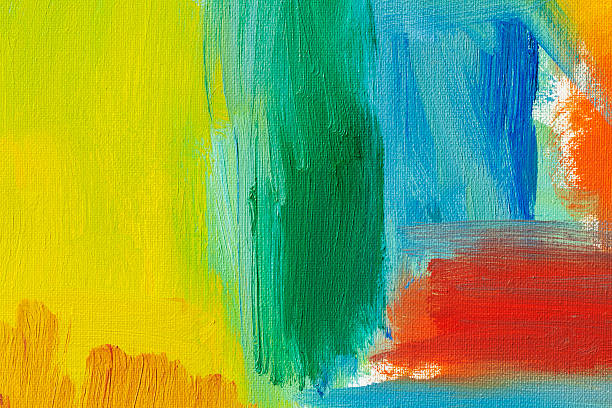 istock Abstract painted red green and yellow art backgrounds. 517611718