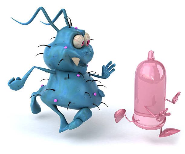 Fun germ monster Fun germ monster stm photos stock pictures, royalty-free photos & images
