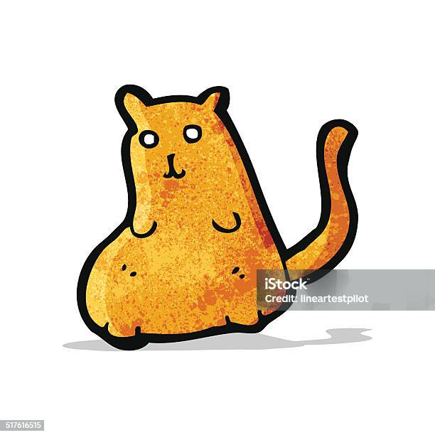 Kucing Gemuk Kartun Ilustrasi Stok - Unduh Gambar Sekarang - Doodle