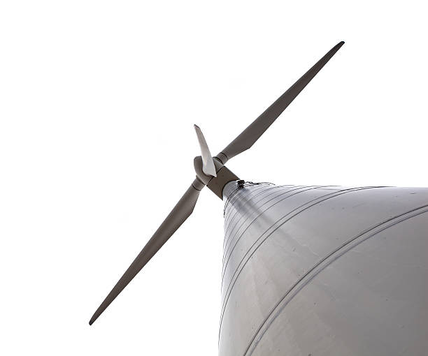 istock Isolated Wind Turbine Seen from Below 517619231