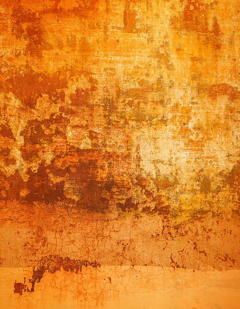 typische rot römischer wall - painterly effect painting classical style abstract stock-fotos und bilder