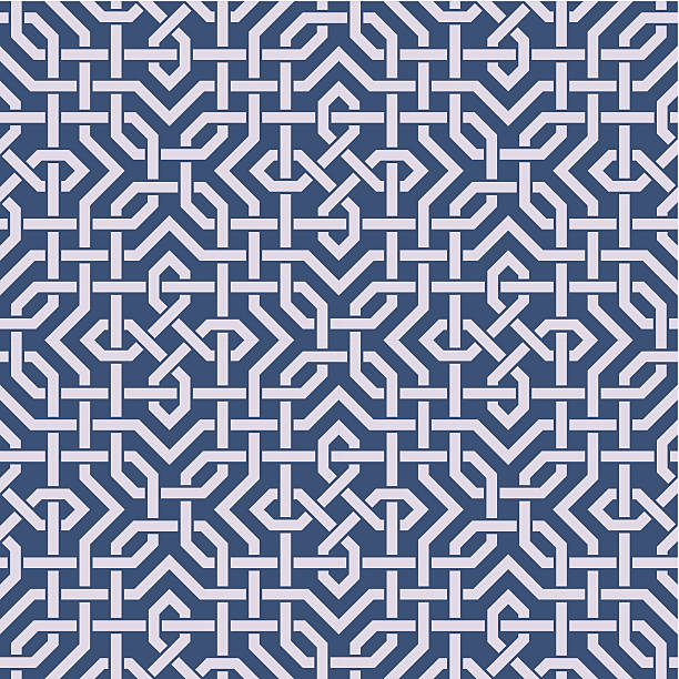 Seamless backgrounds(Celtic knot) Background elements separately, they are no overlap or opacity change, easy to change color, can be free to copy and delete, and to increase or reduce the background area. byzantine pattern stock illustrations