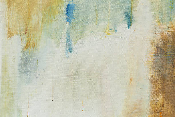 istock Abstract painted off white  and green art backgrounds. 517625766
