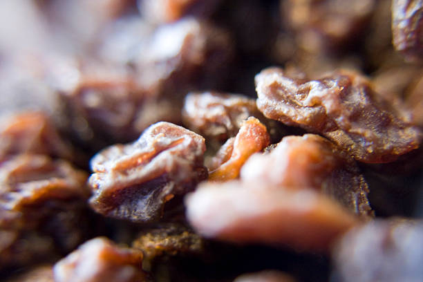 Raisins close up