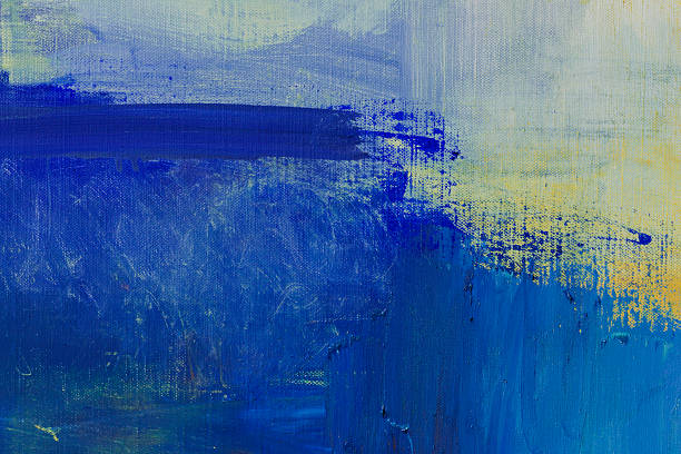 istock Abstract painted blue and green art backgrounds. 517628622