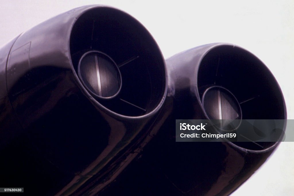 Friendly bomber B52 engine assembly Engine Stock Photo