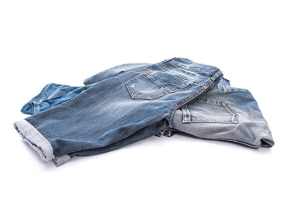 istock Old short jean isolated 517632460