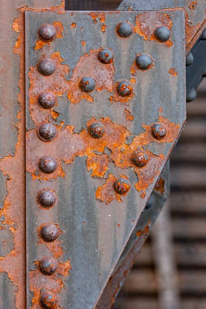 istock Detail of Rivets on an Iron Bridge 517633312