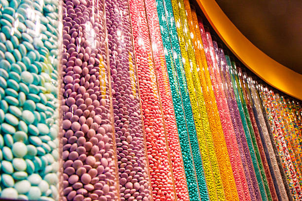 istock Stacks of Small Colorful Candies 517633392
