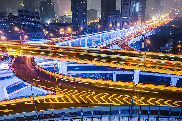 istock Highway at Night in Shanghai 517634624