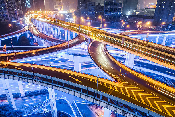 istock Highway at Night in Shanghai 517634680