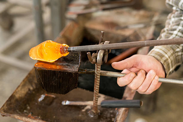 istock Handmade figures of melted glass 517634940