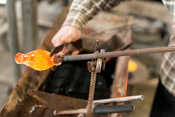 istock Handmade figures of melted glass 517634990
