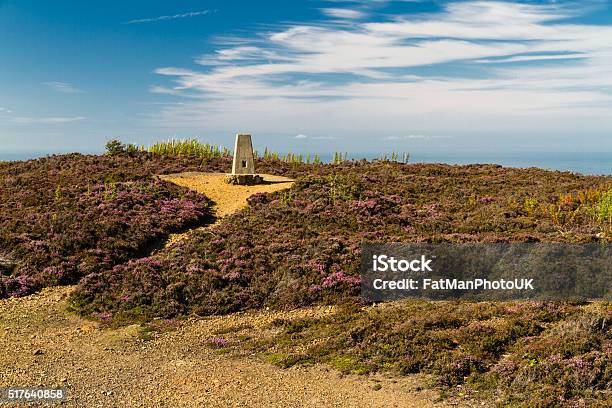 Trig Point Parys Mountain Stock Photo - Download Image Now - Abandoned, Anglesey - Wales, Archaeology