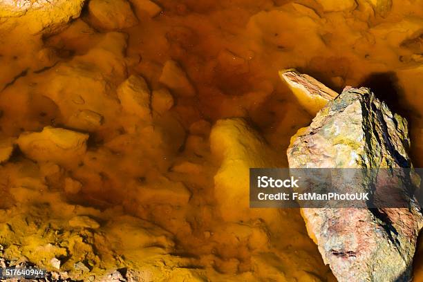 Copper Mineral Stained Water Stock Photo - Download Image Now - Anglesey - Wales, Business Finance and Industry, Colors