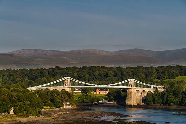 istock Menai Bridge, connecting Snowdonia and Anglesey 517641044
