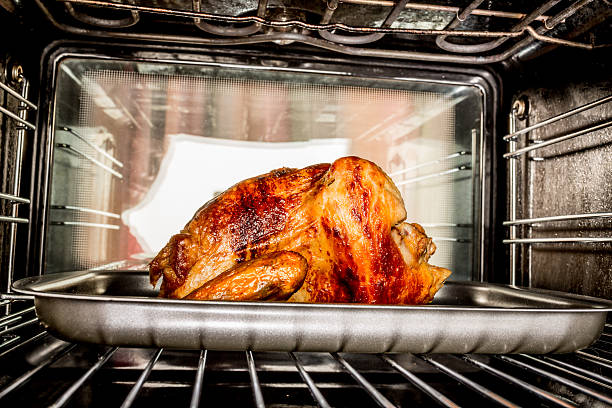 istock Roast chicken in the oven. 517642633