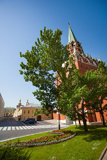 istock Borovitskaya tower in the Moscow Kremlin 517642915