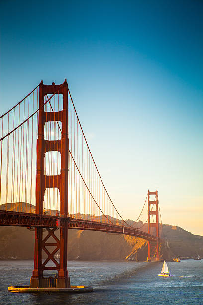 istock Golden Gate Bridge and Sailboat 517643201