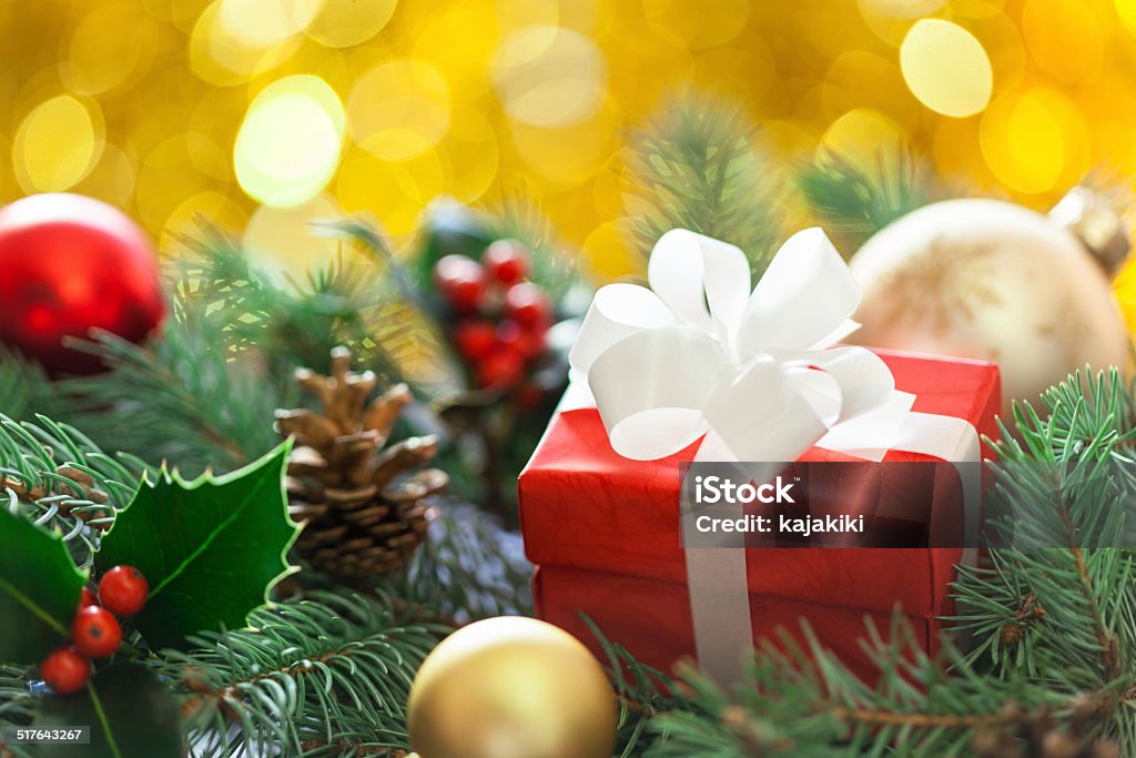 Decoración navideña - Foto de stock de Acebo libre de derechos