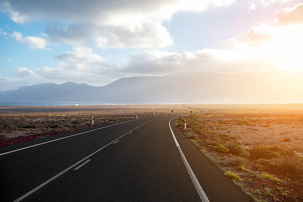 istock Highway on Lanzarote island 517654566