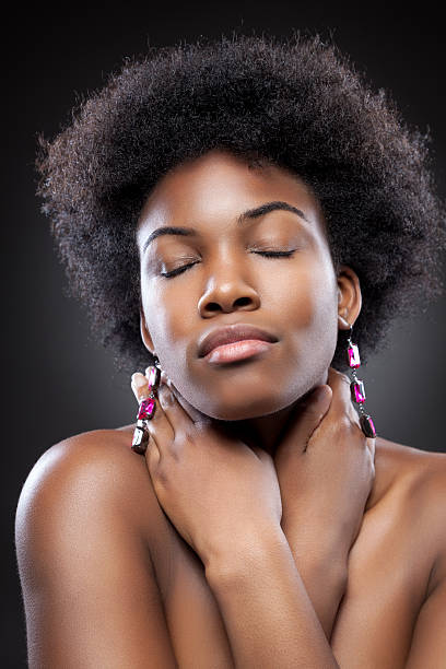 istock Young and beautiful black woman 517661400
